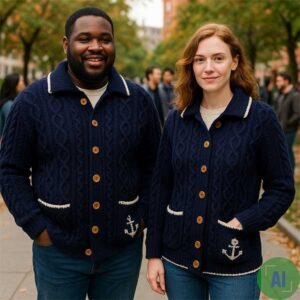 3A Lumber Cardigan - 100% Cashmere - Inverallan