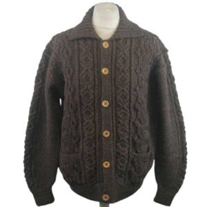 トップス INVERALLAN  FLAKE LUMBER CARDIGAN 30E Swedish Snowflake Lumber Cardigan - 100% Aran Range