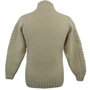 53A Barley Sweater in Cream: Back